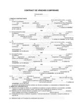 Contract de vanzare-cumparare