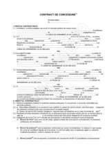 Contract de concesiune