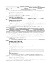 Contract de prestari de servicii